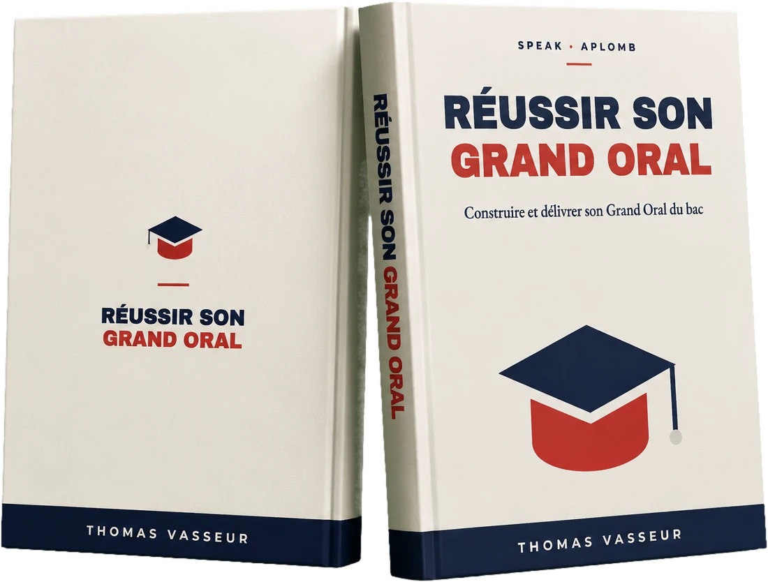 Le livre « Réussir son Grand Oral », recto et verso