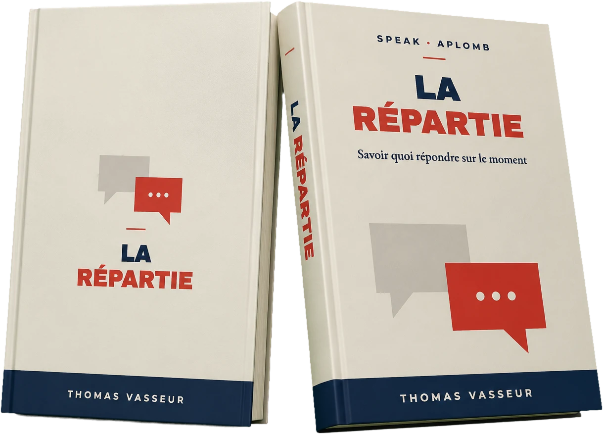 Le livre « La Répartie », recto et verso